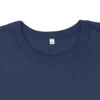 長袖防炎Tシャツ（切り替えステッチ）大きいサイズ　ネイビー　【ネコポス対応】