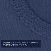 半袖防炎Tシャツ 大きいサイズ(2L～4L)ネイビー【ネコポス対応】